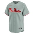 thumbnail image 2 of Men's Nike Bryce Harper Gray Philadelphia Phillies Road Limited Player Jersey, 2 of 3