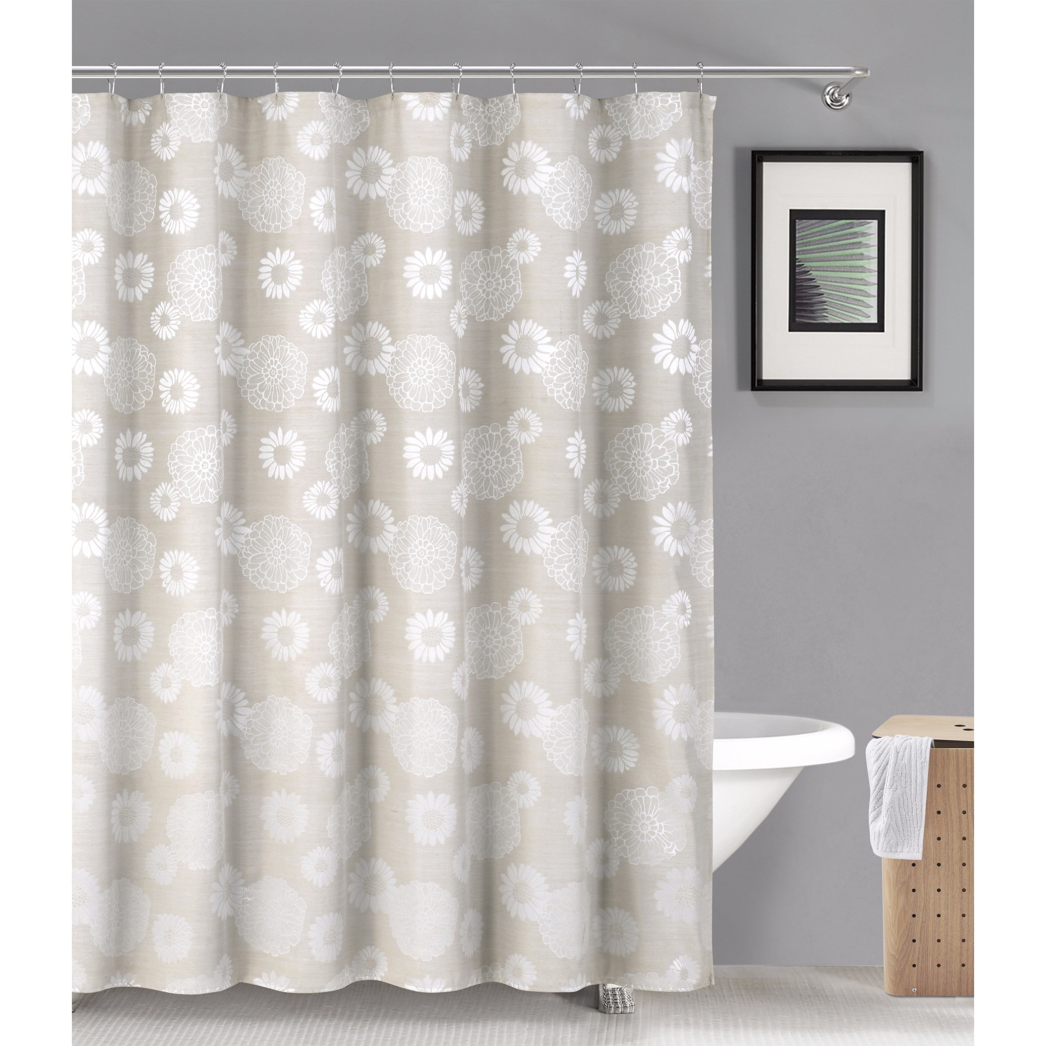 840456038352 Upc Duck River Valkiria Linen Poly Shower Curtain