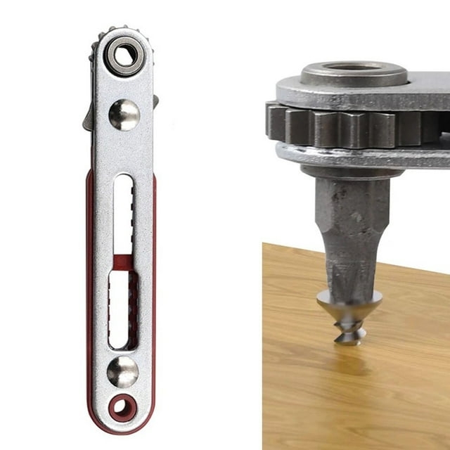 1Pc Flat Head Ratchet Wrench Screwdriver Bit 90 Degree Offset Screwdriver Handle with Bit Set Professional Hand Tool