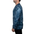 thumbnail image 2 of Realtree Mens Long Sleeve Jersey Recycled Polyester Reversible UPF Scent Control Maverick Denim Performance Tee- 3XL, 2 of 22