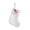 White, variant on Personalized Christmas Stockings - Small Knit Stocking with Embroidered Initial for Family, Fireplace Hanging Decor, Monogram Xmas Stocking Holiday Decoration