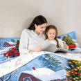 thumbnail image 4 of Manfei Truck Twin Comforter Sets Christmas Bedding Set, Black Gold 2 Pieces 1 Comforter and 1 Pillowcase, Xmas Reversible, 4 of 6