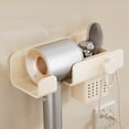 thumbnail image 1 of Home Hair Dryer Rack Bathroom Hair Dryer Hanging Rack Hair Dryer Placement Storage Rack Folding Hair Dryer Price Storage Bracket Can Hang Jewelry with 6ml Adhesive Home Essentials, 1 of 8