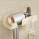 thumbnail image 1 of Organizador de pared plegable para secador de pelo | Capacidad de carga universal de 2 kg | Montaje adhesivo sin taladrar | Soporte para secador de pelo de baño que ahorra espacio con gancho, 1 of 5