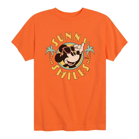 Disney - Sunny Smiles - Youth Boys Short Sleeve Graphic T-Shirt