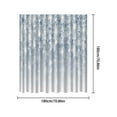 thumbnail image 2 of BallsFHK Winter Snowflake Shower Curtain Xmas Ice Holiday Home Bathtubs Bathroom Curtain Decoration Set 12 Hooks Washable Polyester Fabric, 2 of 2