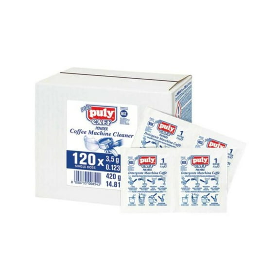 Puly Caff Plus Coffee Machine Cleaning Powder 3.5g - 120 Pack