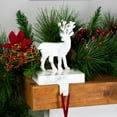 thumbnail image 3 of Northlight Marbled Standing Deer Christmas Stocking Holder - 7.5" - White and Black, 3 of 6