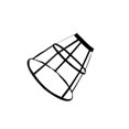 thumbnail image 2 of crativent Jupon Cerceau Cage Jupon Crinoline pour Robe de Bal Mariage Noir 50cm, 2 of 6