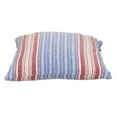 thumbnail image 5 of Parkland Collection Transitional Striped Blue Square 16" x 16" Pillow, 5 of 5