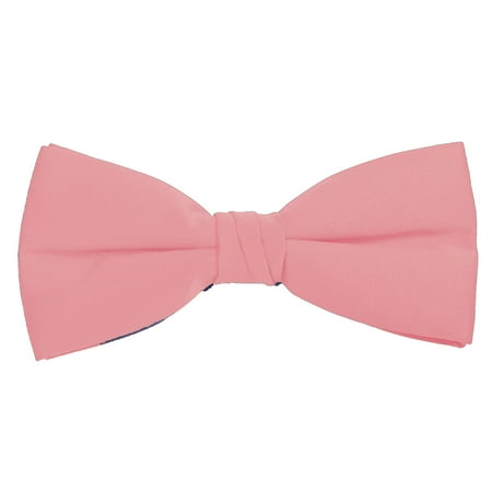 - Solid Pink Bow Tie Men's Satin Pre-tied Formal Tuxedo Bow with Adjustable Band by K. Alexander