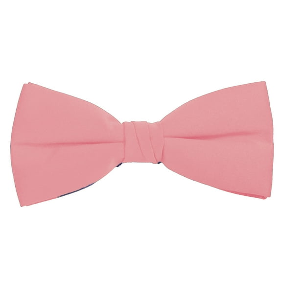 Solid Pink Bow Tie Men's Satin Pre-tied Formal Tuxedo Bow with Adjustable Band by K. Alexander