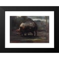 thumbnail image 2 of Cesare Viazzi 14x11 Black Modern Framed Museum Art Print Titled - Studio Di Maialin (1889), 2 of 5