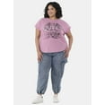 thumbnail image 2 of Terra & Sky Women's Plus Size Queen Graphic Band Tee with Short Sleeves, Sizes 0X-5X, 2 of 5