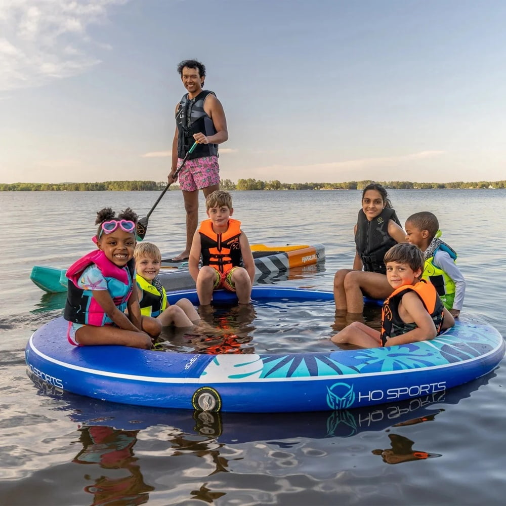 HO Sports Mini Oasis 8-Foot Inflatable Water Ring Float