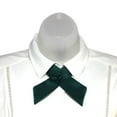 thumbnail image 4 of Solid Forest Green Crossover Tie For Women, 4 of 4