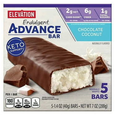 Chocolate Coconut Endulgent Advance Bars, 5 count