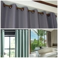 thumbnail image 7 of 2Pcak Ceiling Mount Curtain Rod Brackets, Drapery Holder for 0.8 Inch Rod, Black, 7 of 7