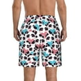 thumbnail image 3 of Naloa Heart Panda Men's Beach Shorts, Surfing shorts, Swim trunks, Quick Dry Swim Trunks for Surfing Beach Fun - Small, 3 of 9