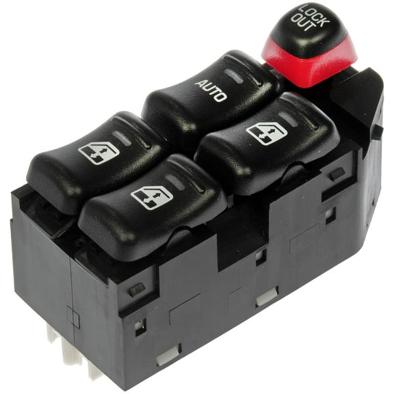 Dorman 901-022 Front Driver Side Power Window Switch - Front Left, 5 Button for Specific Chevrolet / Oldsmobile Models