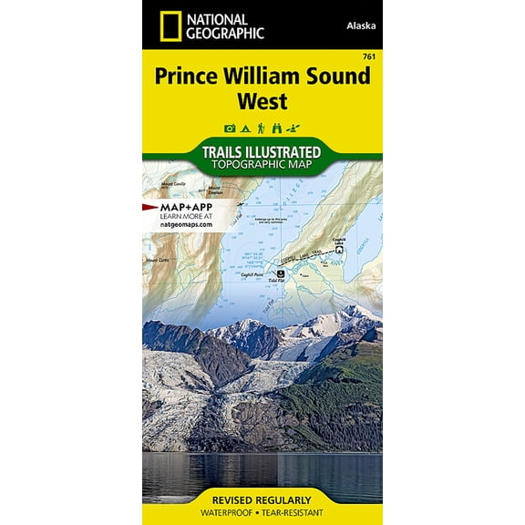National Geographic Trails Illustrated M Prince William Sound West Map, Book 761, (Paperback)