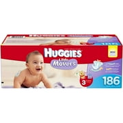 Huggies Little Movers Diapers, Economy P