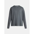 thumbnail image 5 of No Boundaries Cotton Oversized Tee with Long Sleeves, Men's & Big Men's, 5 of 5
