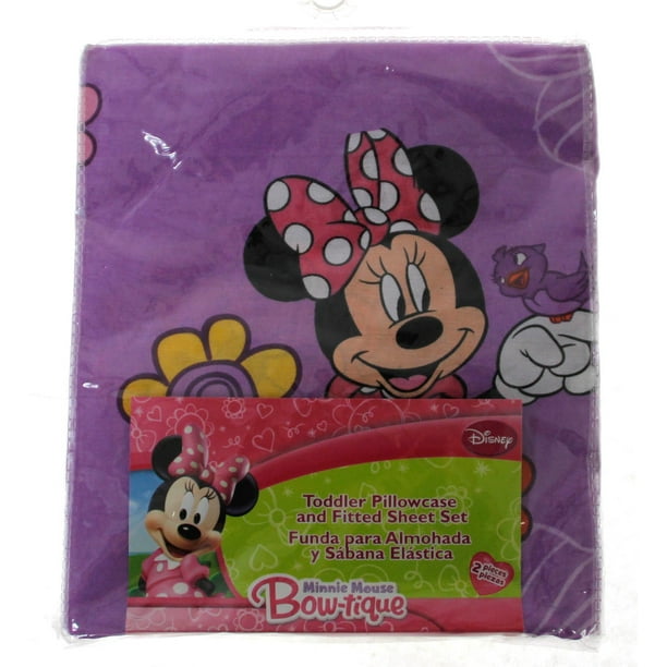 Disney Minnie Mouse Flower Garden 2pc Toddler Sheet Set Walmart