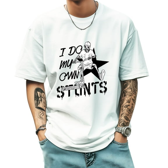 Graphic Tees for Men Summer New Print Casual Tee Fashion Trend Sports Shirt Select