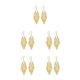 thumbnail image 3 of Qarigey 2 Piezas Aretes Barroco Accesorio de moda Día de San Valentín para Festivos Dorado Type2 NO2 Qarigey CBP201637, 3 of 6