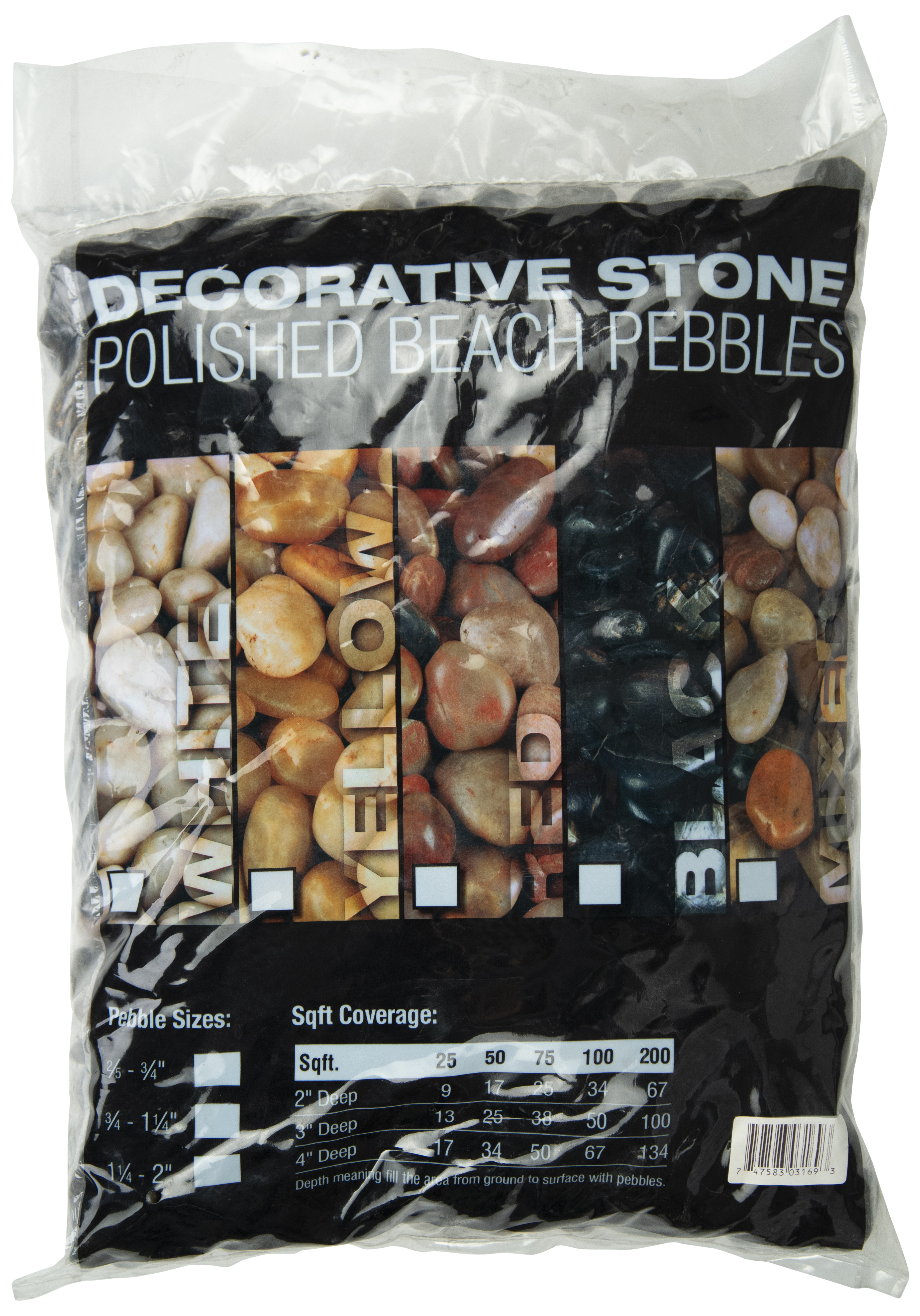 MSI 40 lb. Marble Decorative Stones, Grade-1, First-Quality Polished Marble Pebbles Multicolor - image 5 of 5