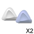 thumbnail image 1 of 2x2x Recortador De Cejas Portátil Para Principiantes De Acero Inoxidable Para Exteriores Morado 2 piezas, 1 of 10