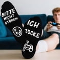 thumbnail image 4 of Janrevotw Funny Novelty Socks for Men Women Anti-Slip Funny Crew Socks Gift for Birthday Graduation, 4 of 5