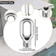 thumbnail image 4 of Manivela para Toldo con Gancho, Persianas de Bambú para Patio Exterior, Carpa, Toldo Enrollable Retráctil, Anillo de Toldo, Piezas de Hardware., 4 of 5