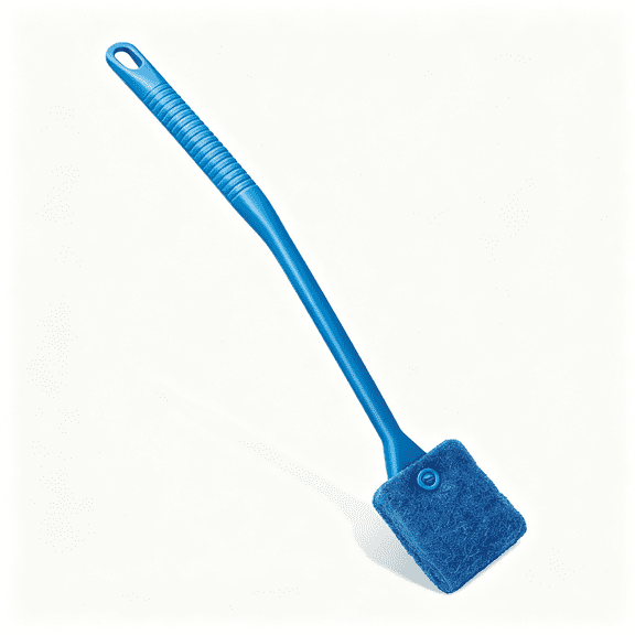 ACDANC Fish Tank Cleaner with Five Sided Sponge Brush and Long Handle Aquarium Scrubber Alage Scraper for Glass Aquariums Terrarium Home Kitchen Aquarium Scraper