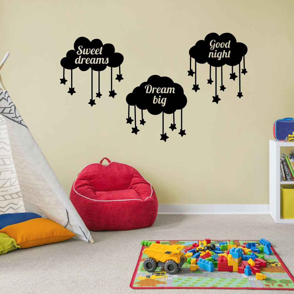 Sweet Dreams Vinyl Wall Decal - Bedroom Lettering Sticker For Girls Room - Oracal