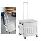 thumbnail image 1 of Carrito de compras plegable Colamx ligero para oficina camping y exteriores Gris, 1 of 8