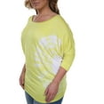 thumbnail image 2 of Women's Plus Size Tie Dye Bat Sleeve Top, 2 of 2
