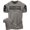 T-Shirt Warm Grey Branded, variant on Adicto a Entrenar Workout Gym T-Shirt Funny Gym Shirt for Men Camiseta de Gimnasio de Entrenamiento, Warm Grey, Small