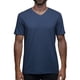 thumbnail image 1 of Playera Cuello V Para Hombre De Algodón Pima y Tela Spandex Unbranded Co  V Neck Indigo M, 1 of 6