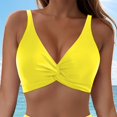 thumbnail image 5 of Ticikt Women's Swimwear Tankini Set Beach Pool Cover Up Hollow Out Bikini Top with Swim Shorts Conservative Two Piece Bathing Suit, 5 of 7
