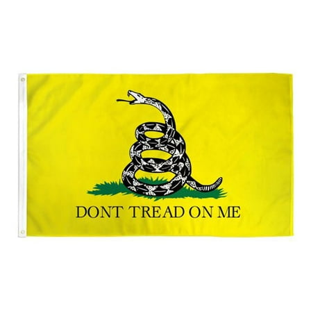 Don't Tread On Me 3' x 5' Gadsen Flag, 100% Polyester