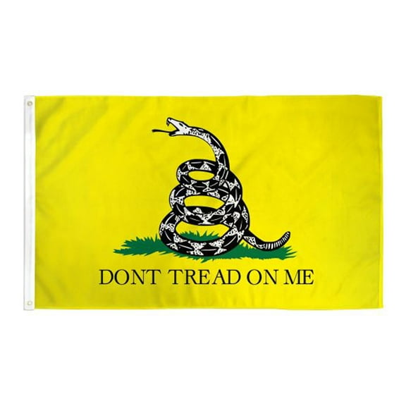Don't Tread On Me 3' x 5' Gadsen Flag, 100% Polyester