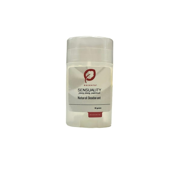 Escents Protection Longue Durée Déodorant Relaxant à l'Ylang-Ylang et au Patchouli Sans Additifs Chimiques Agressifs, 50 g