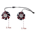 thumbnail image 5 of FS1250-S2053A 0.19A GPU VGA Video Cooler Graphics Card Fan for GTX 1650 1630 GTX1650 D6 OC Low Prof, 5 of 5