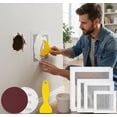 thumbnail image 6 of 16 Pack Drywall Patch, 4/6/8 Inch Drywall Repair Patch, Large Hole Patch Repair for Drywall, Quick & Easy Wall Repair, with Scraper and Sandpaper, 6 of 7