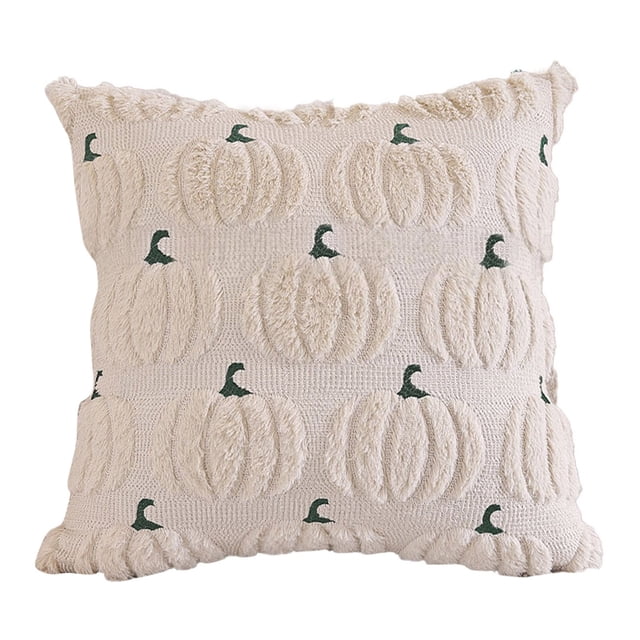 Funda de cojín decorativa de calabaza de Halloween para el hogar Funda de cojín decorativa de otoño para Halloween 45 x 45 cm Funda de cojín decorativa