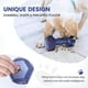 thumbnail image 2 of Juguetes para masticar perros para masticadores agresivos, juguetes indestructibles para perros, juguete con mancuernas de goma resistente e inocuo para perros medianos y grandes (azul), 2 of 5