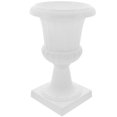 thumbnail image 2 of HLONK Plastic Urn Flower Pot Roman Planter Pots Urn Decoration (White), 2 of 6