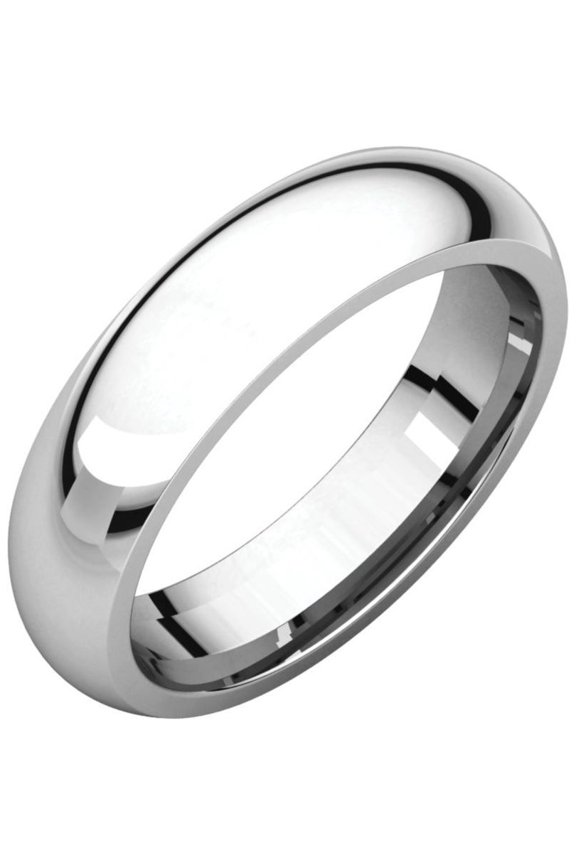 Platinum 5mm Comfort Fit Band - Size 10